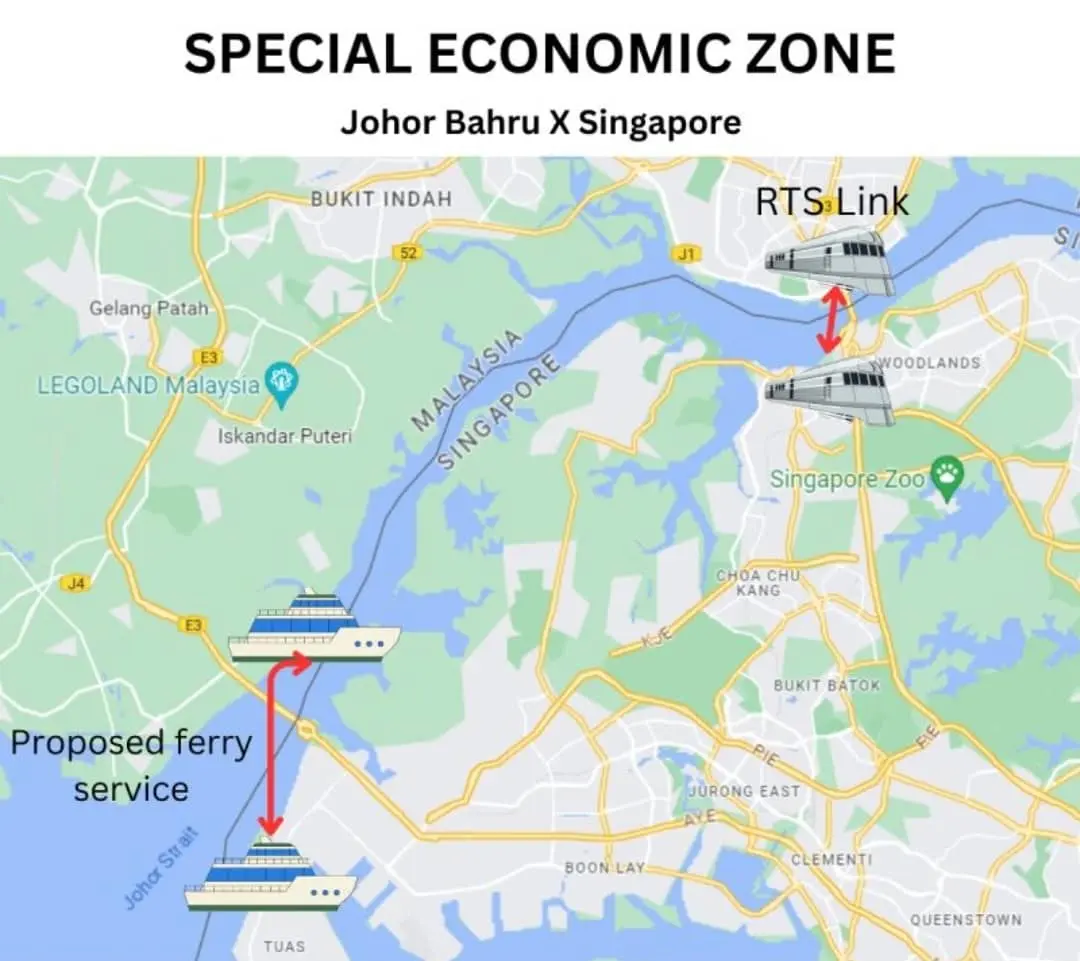 JS-SEZ kini merangkumi kawasan pembangunan Iskandar, Forest City, Pengerang Integrated Petroleum Complex, dan Desaru, dengan keluasan tanah 357,128 hektar.