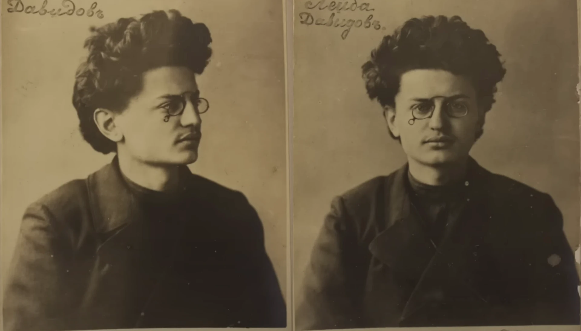 Revolusi Rusia 9 Foto polis Leon Trotsky selepas penangkapan anggota Soviet St Petersburg pada Disember 1905.